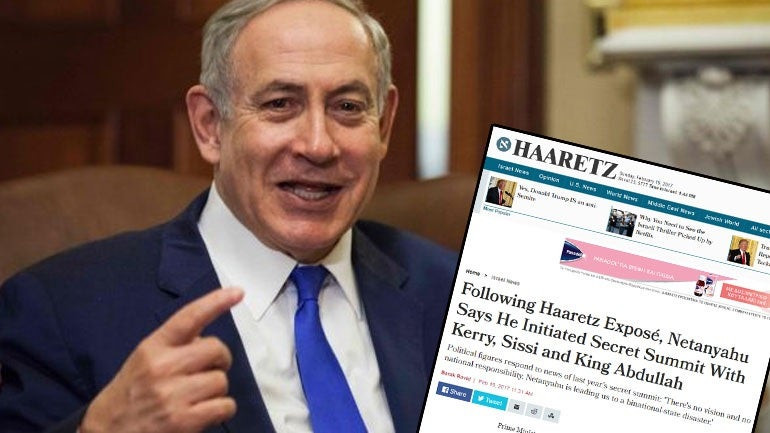 Haaretz: Μυστική ειρηνευτική συνάντηση Νετανιάχου-Αλ Σίσι-Αμπντάλα και Κέρι πριν από έναν χρόνο